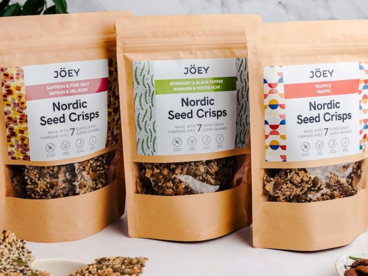 Jöey Nordic Seed Crisps featured by Taste Toronto as a local take on a Swedish staple