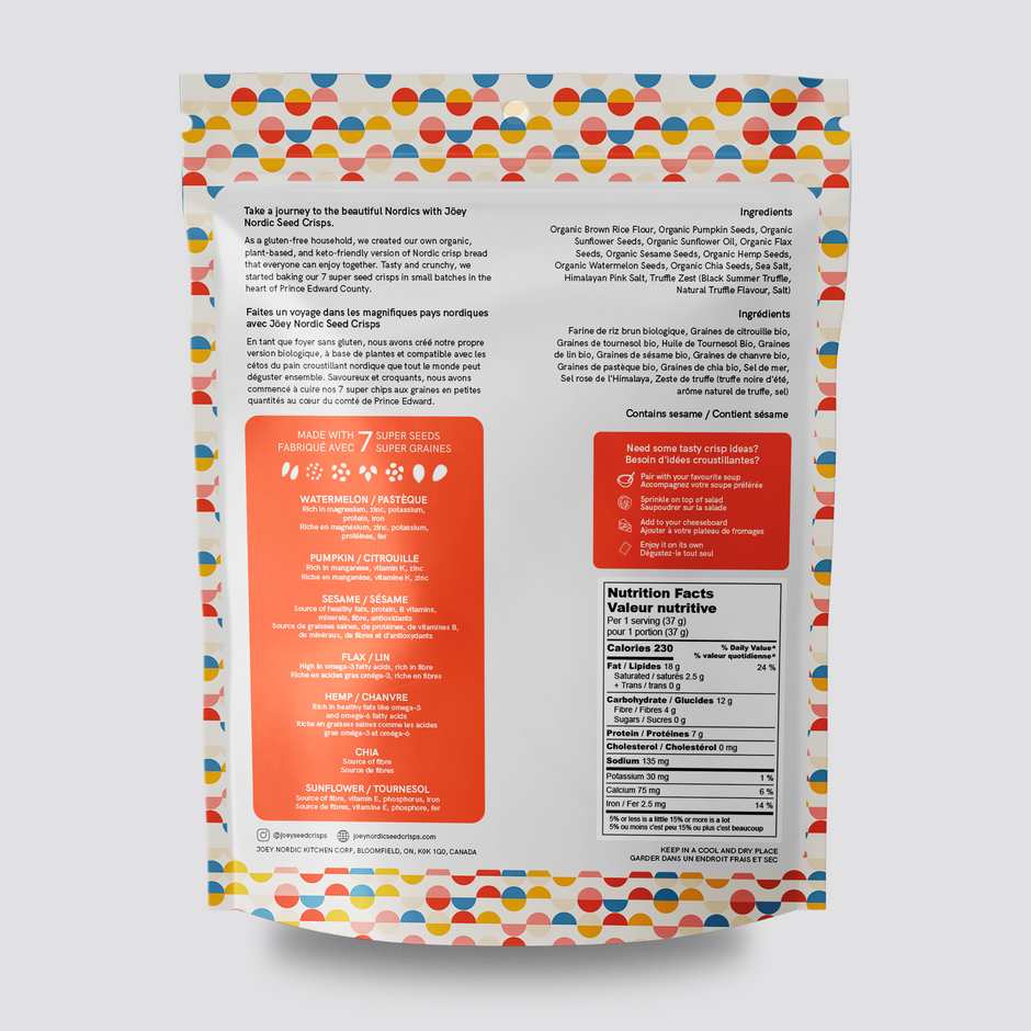 Nordic Seed Crisps Truffle by Jöey